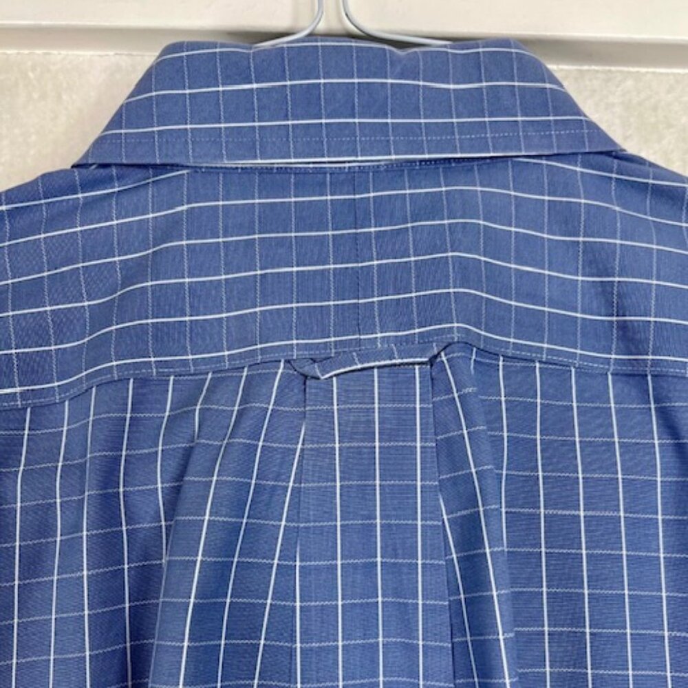 Roundtree & Yorke Gold Label Pinpoint Cotton Dress Shirt - Size 15.5/33 - Picture 5 of 5
